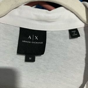 Armani exchange white shirt